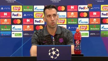 Busquets: "Lo de Laporta y Koeman lo tienen que hablar entre ellos"