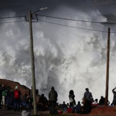 Nazaré: así rompieron las olas gigantes más grandes de la temporada