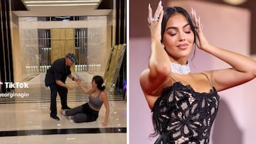 La caída de Georgina mientras bailaba que se ha hecho viral en redes: 1M de visitas en 4 horas