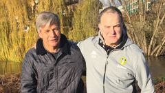 El reencuentro de Mayne-Nicholls y Marcelo Bielsa en Leeds