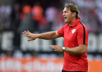 Leipzig coach Ralph Hasenhüttl.