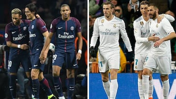 La plantilla del PSG cuesta 300 millones más que la del Real Madrid.