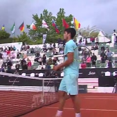 Icónica imagen del cambio generacional en el tenis español