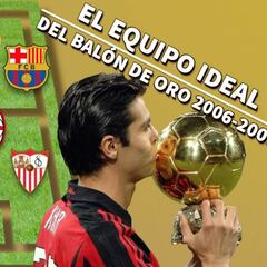 El once ideal antes de que Messi y Cristiano reinasen en el Balón de Oro: Robinho en el TOP 10