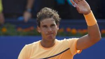Nadal, tras la victoria ante Montañés.