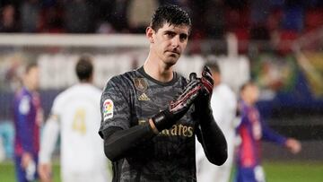 Thibaut Courtois estableci&oacute; su mejor cifra como portero madridista: 535 minutos sin encajar goles.