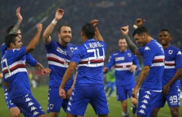 Sampdoria es sexto en la tabla con 45 puntos.