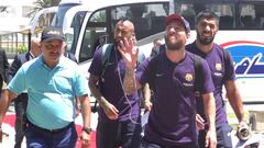 As¨ª fue la llegada de Barcelona y Sevilla a T¨¢nger