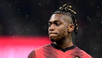 Soccer Football - Serie A - AC Milan v Atalanta - San Siro, Milan, Italy - February 25, 2024 AC Milan's Rafael Leao REUTERS/Daniele Mascolo