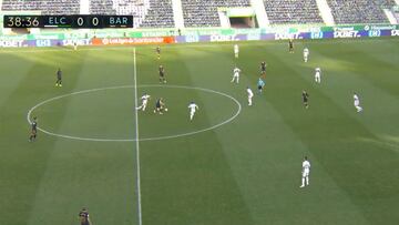 Lo que hacen De Jong y Pedri en el 0-1 da sentido al Barcelona