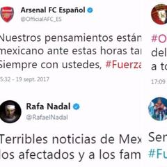 Cristiano, Ramos, Casillas...show solidarity with México after quake