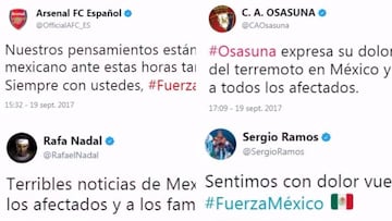 Cristiano, Suárez, Griezmann en redes sociales con México