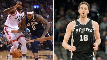 Ibaka frena a las Torres Gemelas y Pau machaca a sus ex: lo mejor de los españoles