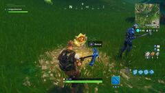 Fortnite: Busca entre un patio de juegos, un campamento y una huella