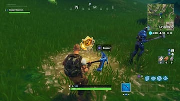 Fortnite: Busca entre un patio de juegos, un campamento y una huella