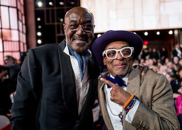 Delroy Lindo y Spike Lee durante la 98.ª edición de los premios Oscar 2026 celebrados en el Dolby Theatre.