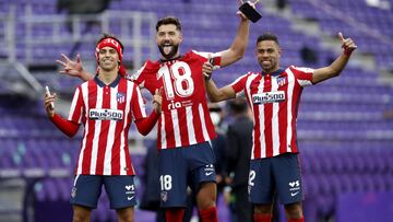 Felipe, junto a João Félix y Lodi celebrando el título liguero.