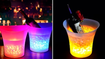 Cubitera LED de color.