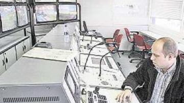 <b>EN LA UCO. </b>El responsable tecnológico y de sistemas rojiblanco ayer en la UCO del Vicente Calderón.