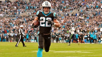 El running back Christian McCaffrey solamente pudo disputar siete partidos en 2021 y acumular 785 yardas y dos anotaciones desde la línea de golpeo.