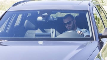 Jesé a la salida de Valdebebas.