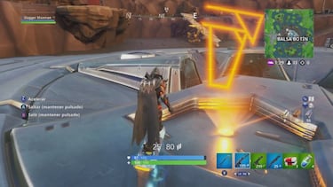 Fortnite: Una runa se dirige hacia el ovni de Balsa Botín
