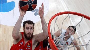 MOSCOW, RUSSIA - FEBRUARY 01: Sergio Rodriguez, #13 of CSKA Moscow in action during the 2017/2018 Turkish Airlines EuroLeague Regular Season Round 21 game between CSKA Moscow and Real Madrid at Megasport Arena on February 1, 2018 in Moscow, Russia.  (Photo by Mikhail Serbin/EB via Getty Images)
 PUBLICADA 07/02/18 NA MA26 2COL 