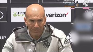 Las tres respuestas de Zidane sobre no convocar a Bale