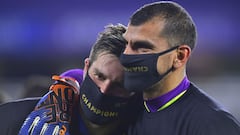 Nahuel Guzmán se quebró tras obtener título internacional con Tigres