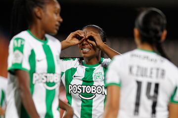 Partido de ida de las semifinales de la Liga Femenina BetPlay 2023, entre Atlético Nacional e Independiente Santa Fe.