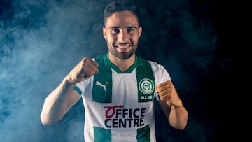 Migue Leal con el Groningen