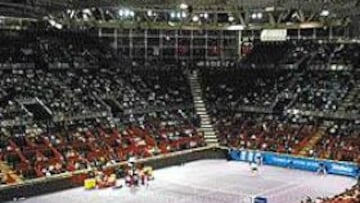 <b>UN GRAN ESCENARIO.</B< El Rockódromo de la Casa de Campo registró una gran entrada en la primera jornada del Masters Series de Madrid.