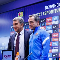 Laporta: "Además de Xavi tenemos otras opciones"