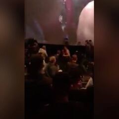 Tremenda pelea en cine inglés durante Mayweather-McGregor