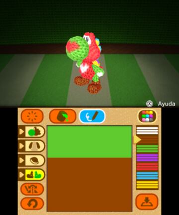 Captura de pantalla - Poochy &amp; Yoshi&#039;s Woolly World (3DS)