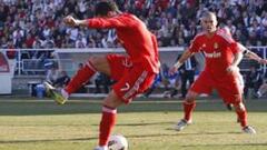 Cristiano ya conquistó Vallecas con un taconazo