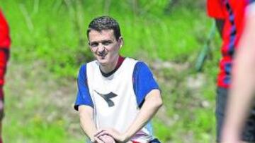 <b>EN EL ENTRENO. </b>Jordi Matamala, durante una sesión.