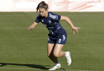 Alexia Putellas, en un entrenamiento con la Selección.