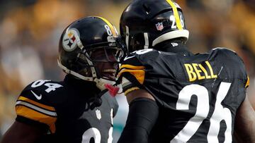 Antonio Brown y Le´Veon Bell pueden hacer que el día sea muy largo para los rivales de los Pittsburgh Steelers.