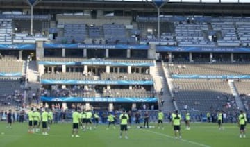 El último entrenamiento de los finalistas