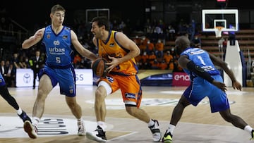 El jugador del Valencia Basket, Sam Van Rossom, dio positivo por covid-19 en una prueba tras el encuentro del s&aacute;bado en la pista del Urbas Fuenlabrada.