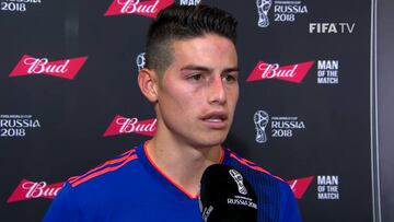 James: "Feliz por Falcao, espero pueda meter más goles"