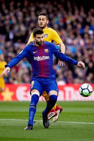 Gerard Piqué and Koke.