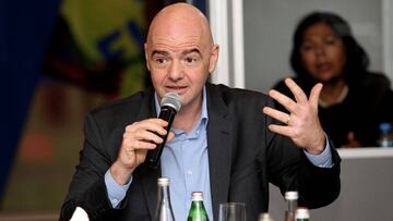 Infantino, presidente de la FIFA.