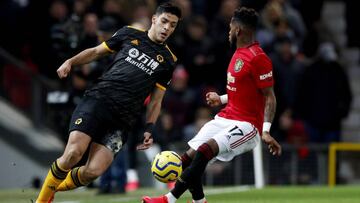Wolves y Manchester United igualaron a cero en Old Trafford