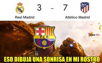 Los mejores memes de la goleada del Atleti al Madrid