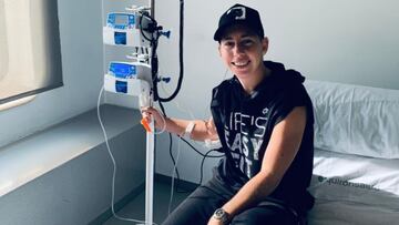 Carla Suárez continúa "paso a paso" su tratamiento