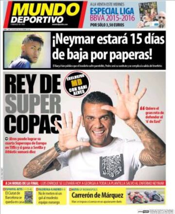 Portadas de la prensa deportiva