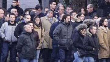 Lendoiro en el entierro de Jimmy