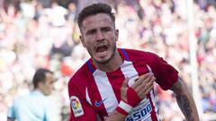 Sa&uacute;l, tras marcar para el Atl&eacute;tico.